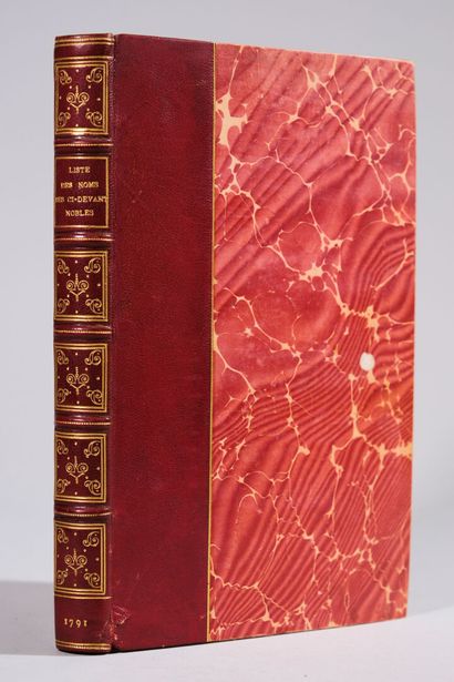 [DULAURE (J.-A.)]. Liste des noms des ci-devant...