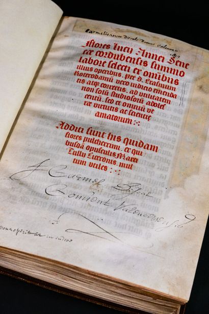 [Manuscrit enluminé du XVIe siècle] [Humanisme]....