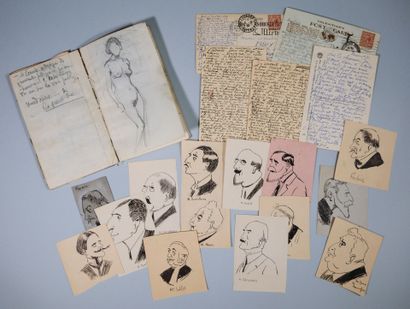 CHAPELAIN-MIDY Roger (1904-1992). 19 documents....
