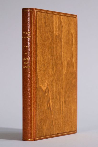 GIONO (Jean). Un de Baumugnes, Paris, Grasset,...