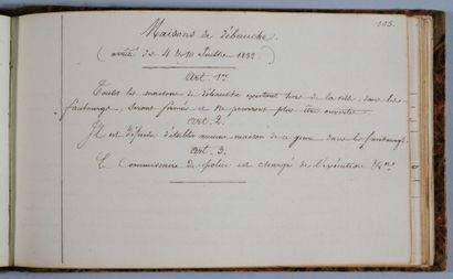 [Manuscrit]. [Berry]. [Police]. Manuscrit...