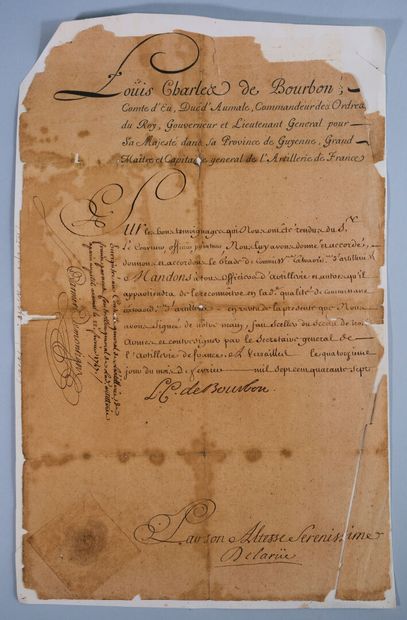 NOBLESSE. 44 documents. Ensemble des pièces...