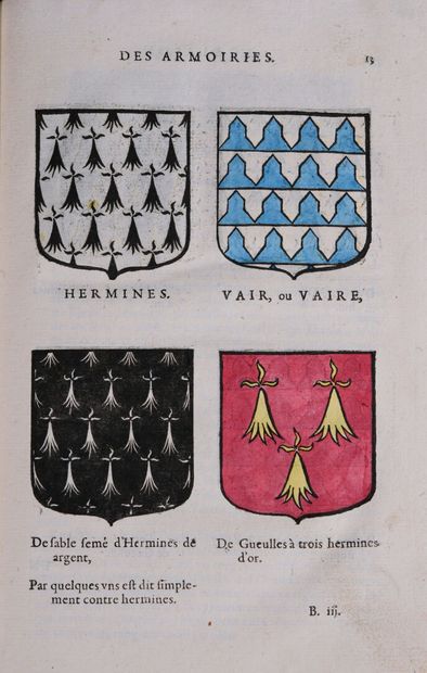 BARA (Jérôme de). Le blason des armoiries,...