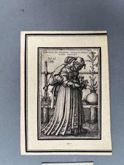 Hans Sebald Beham
La Jeune femme et la mort,...