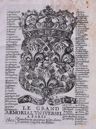 [LE CELLIER (Claude)]. Le nouveau armorial...