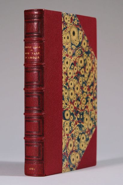 ZOLA (Émile). Une page d'amour. Paris, Charpentier,...