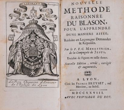 MÉNESTRIER (Claude-François). Nouvelle méthode...