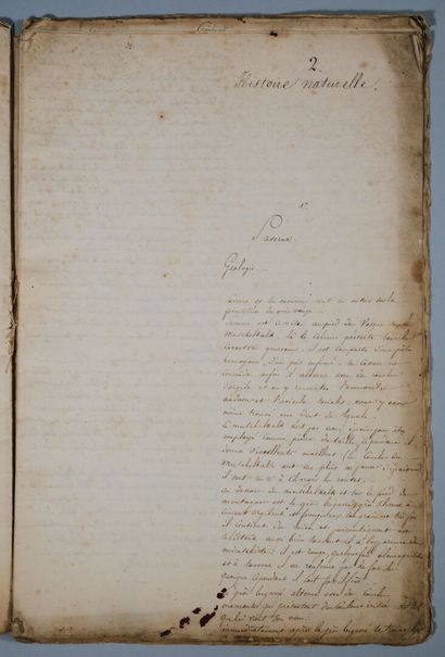 ALSACE. Manuscrit signé « S. C. Cosin » intitulé...