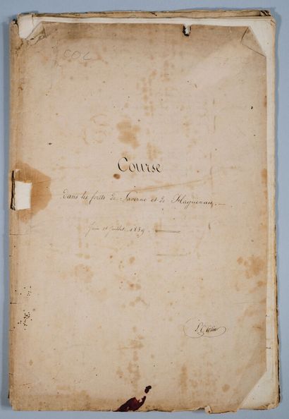 ALSACE. Manuscrit signé « S. C. Cosin » intitulé...