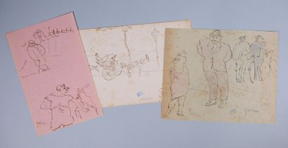 [Dessin]. Jules PASCIN (1885-1930). Ensemble...