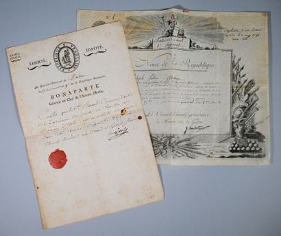 BONAPARTE Napoléon (1769-1821). P.S. « Bonaparte...