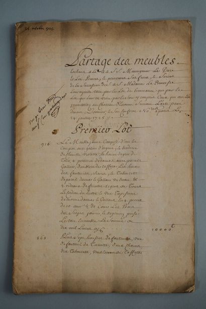 ANNE DE BAVIÈRE, princesse de Condé (1648-1723)...