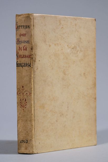 MIGNOT de BUSSY (abbé). Lettres sur l'origine...