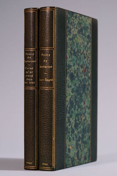 MONTHERLANT (Henry de). Notes de théâtre,...