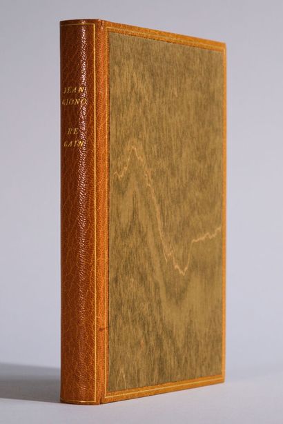 GIONO (Jean). Regain. Paris, Grasset, 1930....