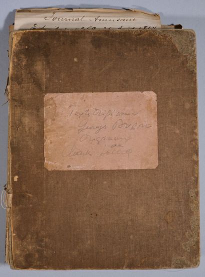 OPERA - LECOCQ Charles & DUPRÉ Georges 
Cahier...