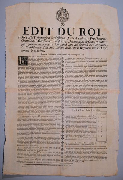 [LOUIS XV] 3 documents. Nomination au nom...