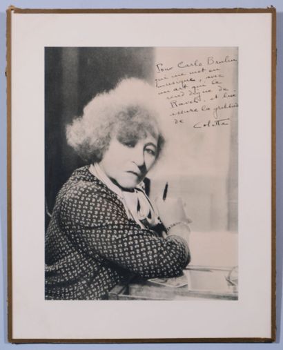 COLETTE. Portrait de la romancière (retirage...