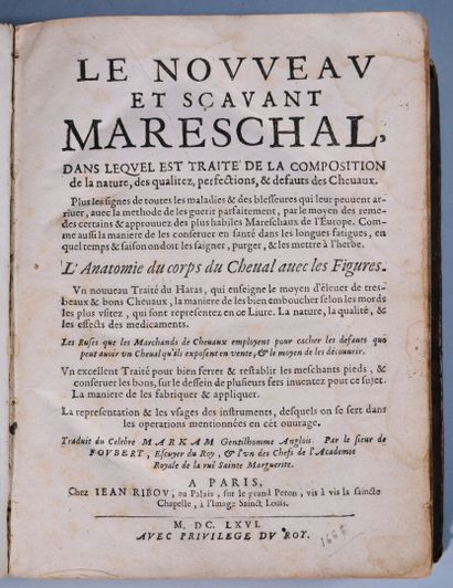 MARKHAM (Gervase). Le nouveau et sçavant...