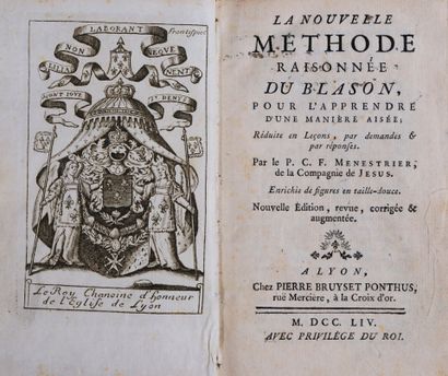 MÉNESTRIER (Claude-François). Nouvelle méthode...