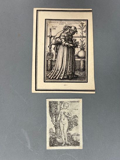 Hans Sebald Beham
La Jeune femme et la mort,...