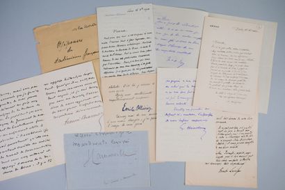 ACADÉMIE FRANCAISE. Réponses d'académiciens...