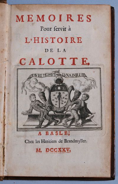 [Reliure aux armes]. [PLANTAVIT DE LA PAUSE...