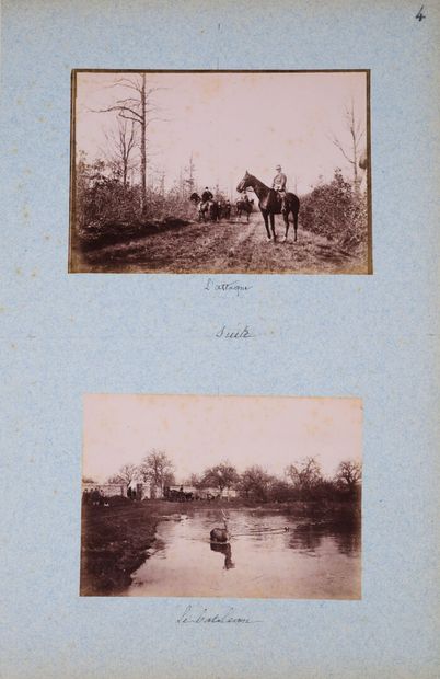 [Vénerie]. [Photographie]. Ensemble de deux...
