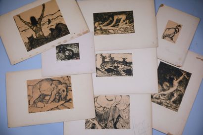 [Gravure]. Henri DELUERMOZ (1876-1943).
Compositions...