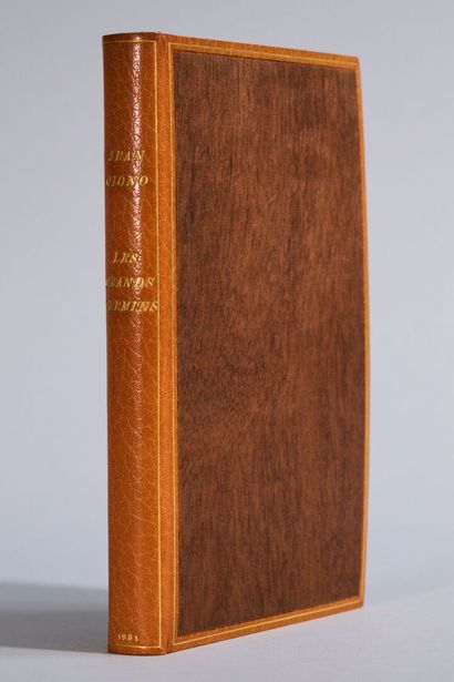 GIONO (Jean). Les grands chemins. Paris,...