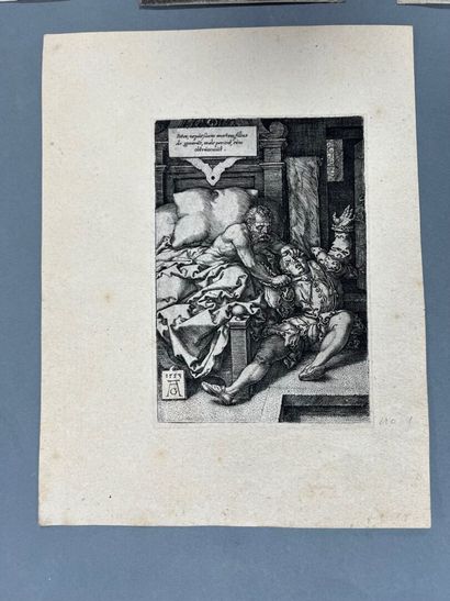 Heinrich Aldegrever
A couple in profile to...