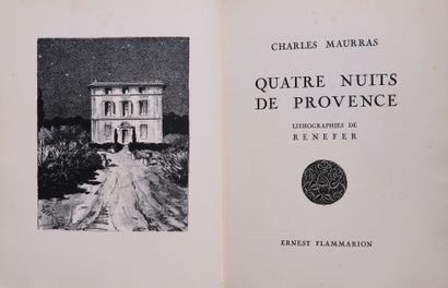 RENEFER. MAURRAS (Charles). Quatre nuits...
