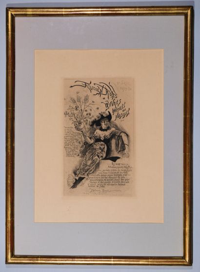 [Gravure]. Félicien ROPS (1883-1898). Frontispice...