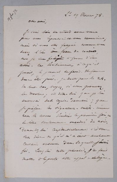Félix PYAT (1810-1889), dramaturge, journaliste,...