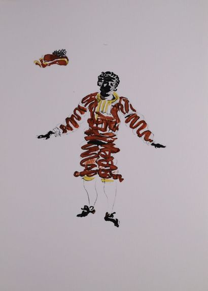 BRAQUE. MOLIÈRE. Les fâcheux. [Paris, Gonon],...