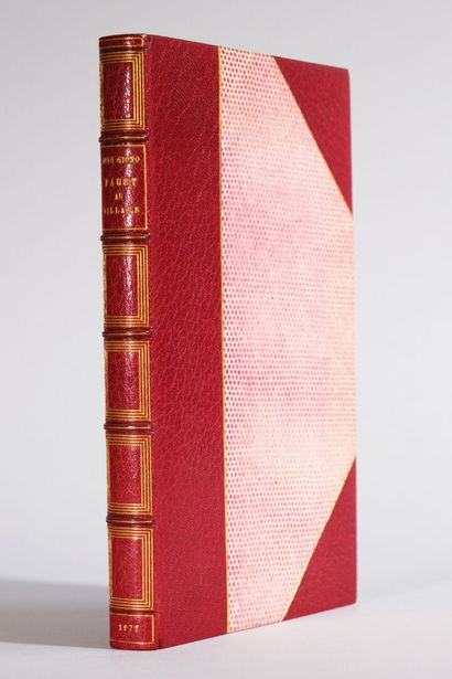 GIONO (Jean). Faust au village. Paris, Gallimard,...