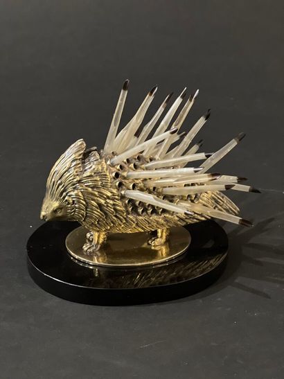 Toothpick holder in vermeil, Paris 1809-1819
Goldsmith...