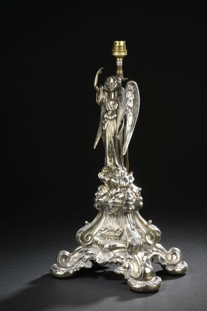 Monstrance base in silver, Minerve hallmark
Goldsmith...