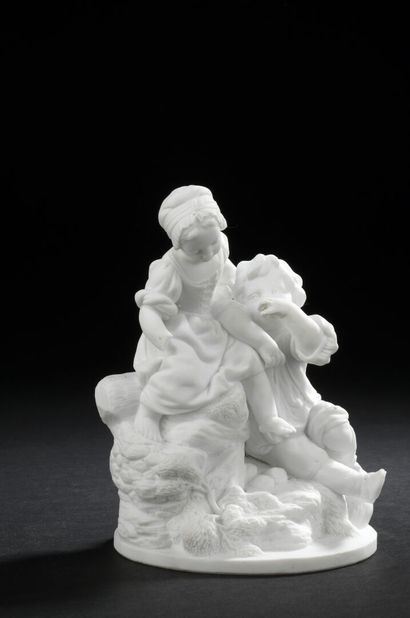 NIDERVILLER, 18th century
Two cookie groups,...