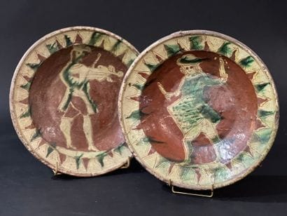 Probably SWITZERLAND, 18th century
Two round...
