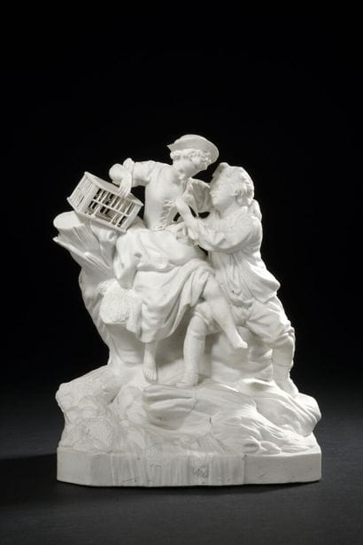 PARIS or NIDERVILLER, 18th century
Two-figure...