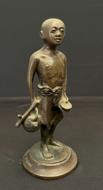 Kinichiro ISHIKAWA (1871-1945) 
Le servant...