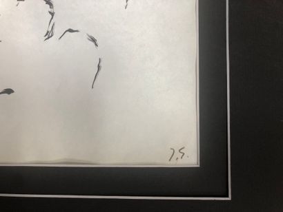 Jacques GERMAIN (1915-2001)
Abstract composition.
Ink...