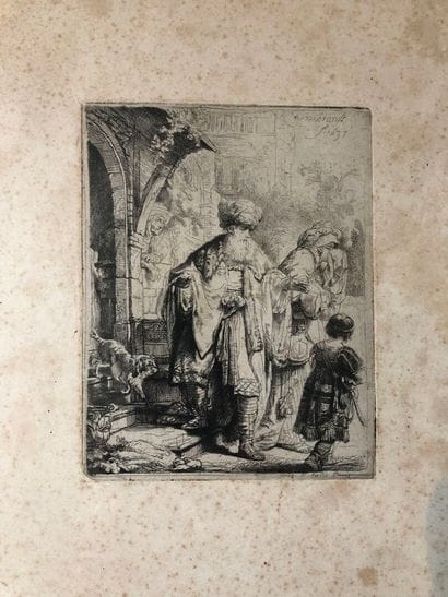 After REMBRANDT VAN RIJN (1606-1669)
Hagar...