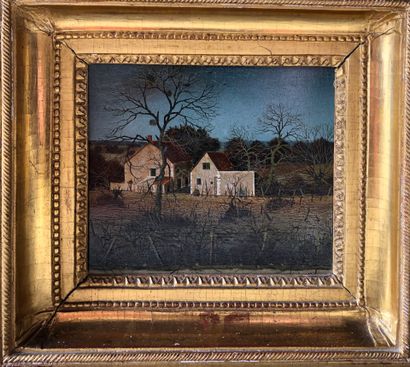 Michel BESZIE (1940)
The farm.
Oil on isorel...