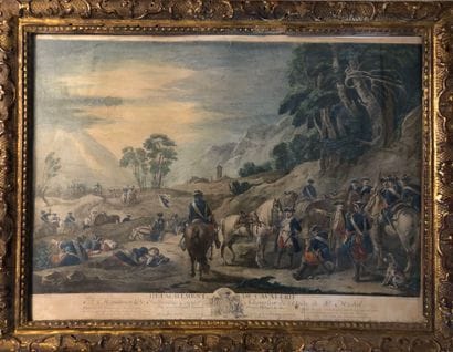 After Charles PARROCEL (1688-1752), engraved...