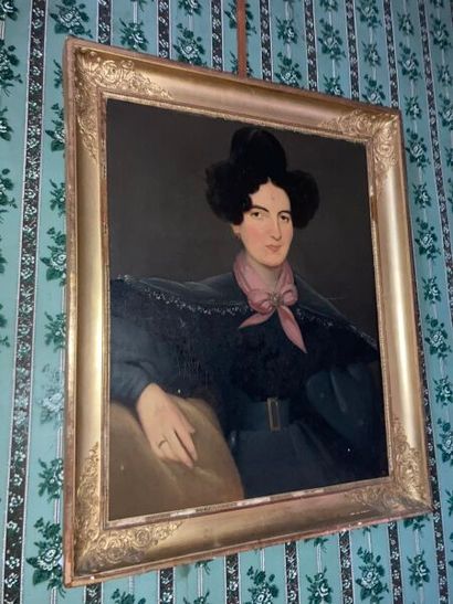 19th century FRENCH SCHOOL
Portrait of a...
