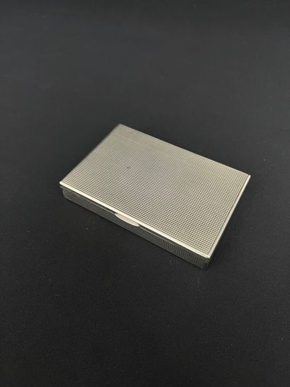 MAUBOUSSIN Paris : 
Silver-plated metal box,...