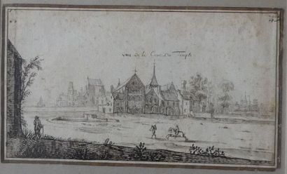 School of PERELLE
View of the temple courtyard.
Pen.
14.2...