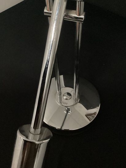 SOLERE : 
Chrome-plated metal lamp.
1980s...